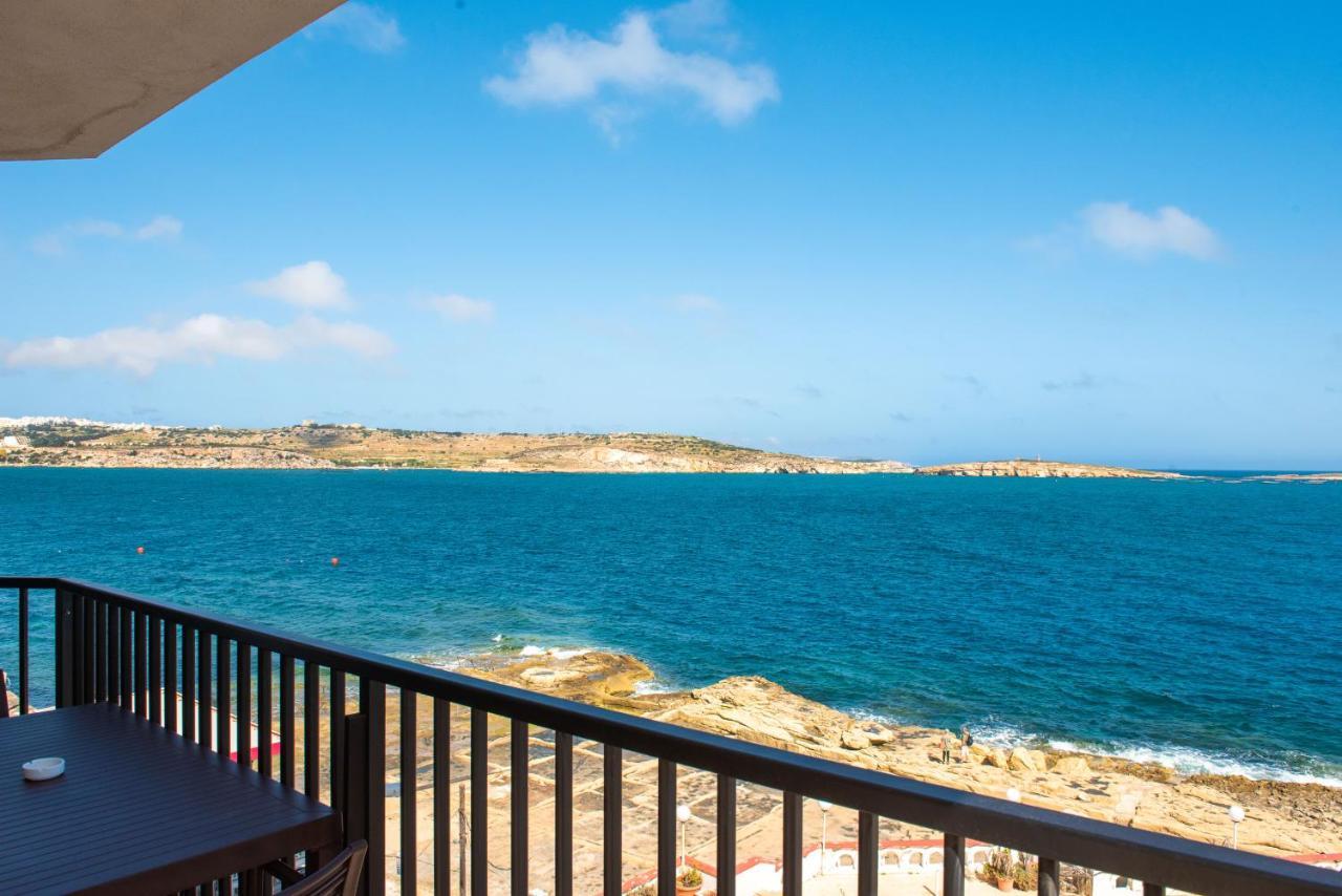 Islet Promenade Seafront 1 Bedroom Apartment With Sea View Balcony By Getawaysmalta St. Paul's Bay Exteriér fotografie