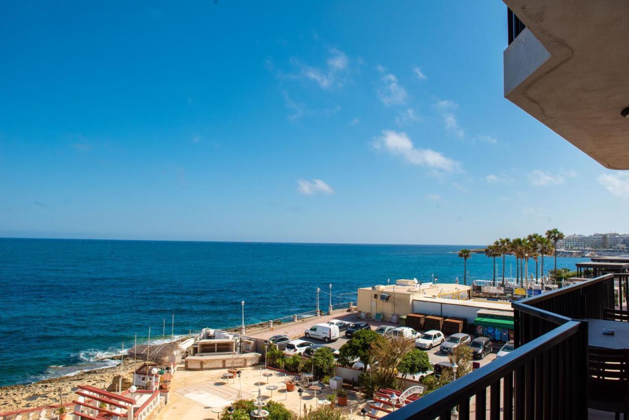 Islet Promenade Seafront 1 Bedroom Apartment With Sea View Balcony By Getawaysmalta St. Paul's Bay Exteriér fotografie