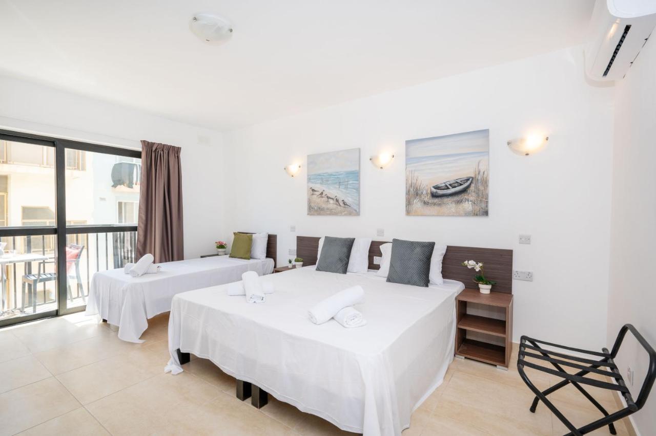Islet Promenade Seafront 1 Bedroom Apartment With Sea View Balcony By Getawaysmalta St. Paul's Bay Exteriér fotografie