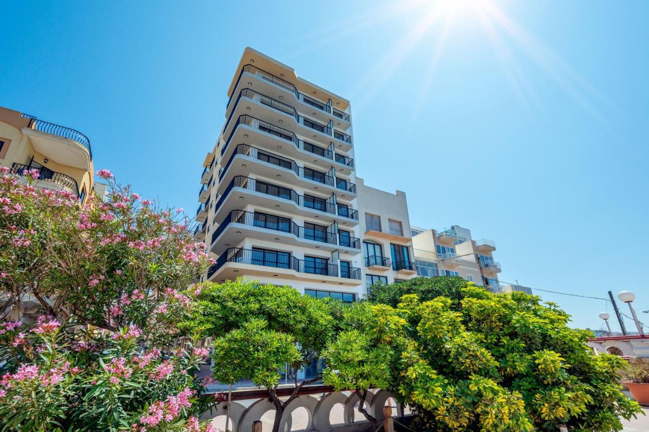 Islet Promenade Seafront 1 Bedroom Apartment With Sea View Balcony By Getawaysmalta St. Paul's Bay Exteriér fotografie