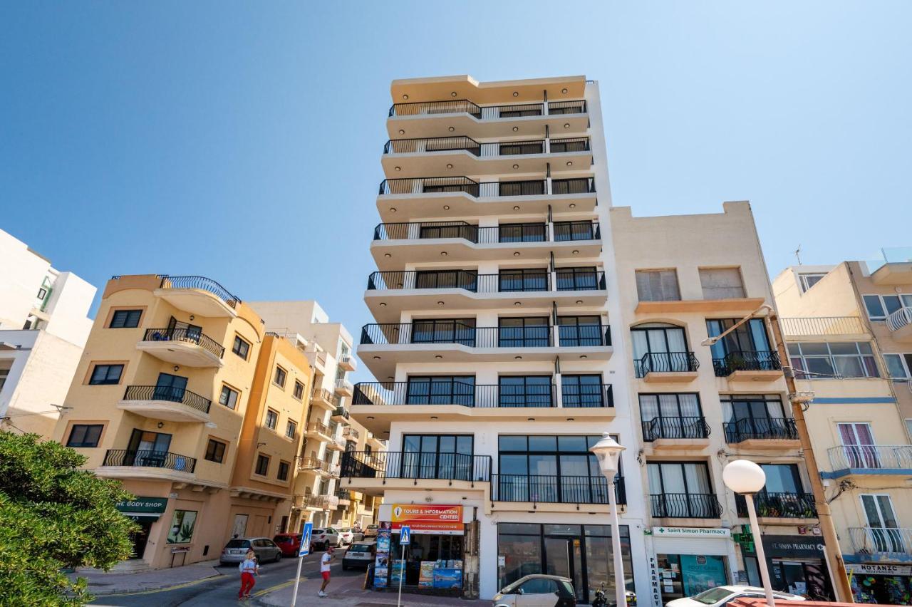 Islet Promenade Seafront 1 Bedroom Apartment With Sea View Balcony By Getawaysmalta St. Paul's Bay Exteriér fotografie